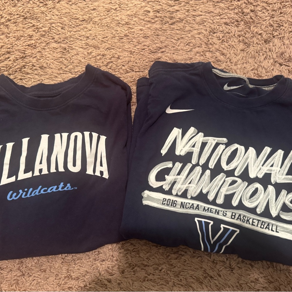 Nike Villanova Wildcats Kids Sweatshirts - Navy‎ and White
